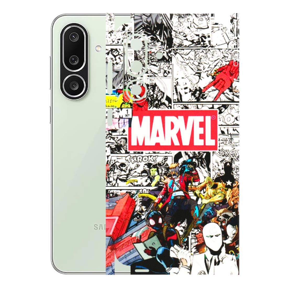 Samsung M/F/Note/Flip and C Phone Skins (All Models) - Marvel Colorful Comic - 3D Embossed Finish (L-64) Samsung Galaxy M56