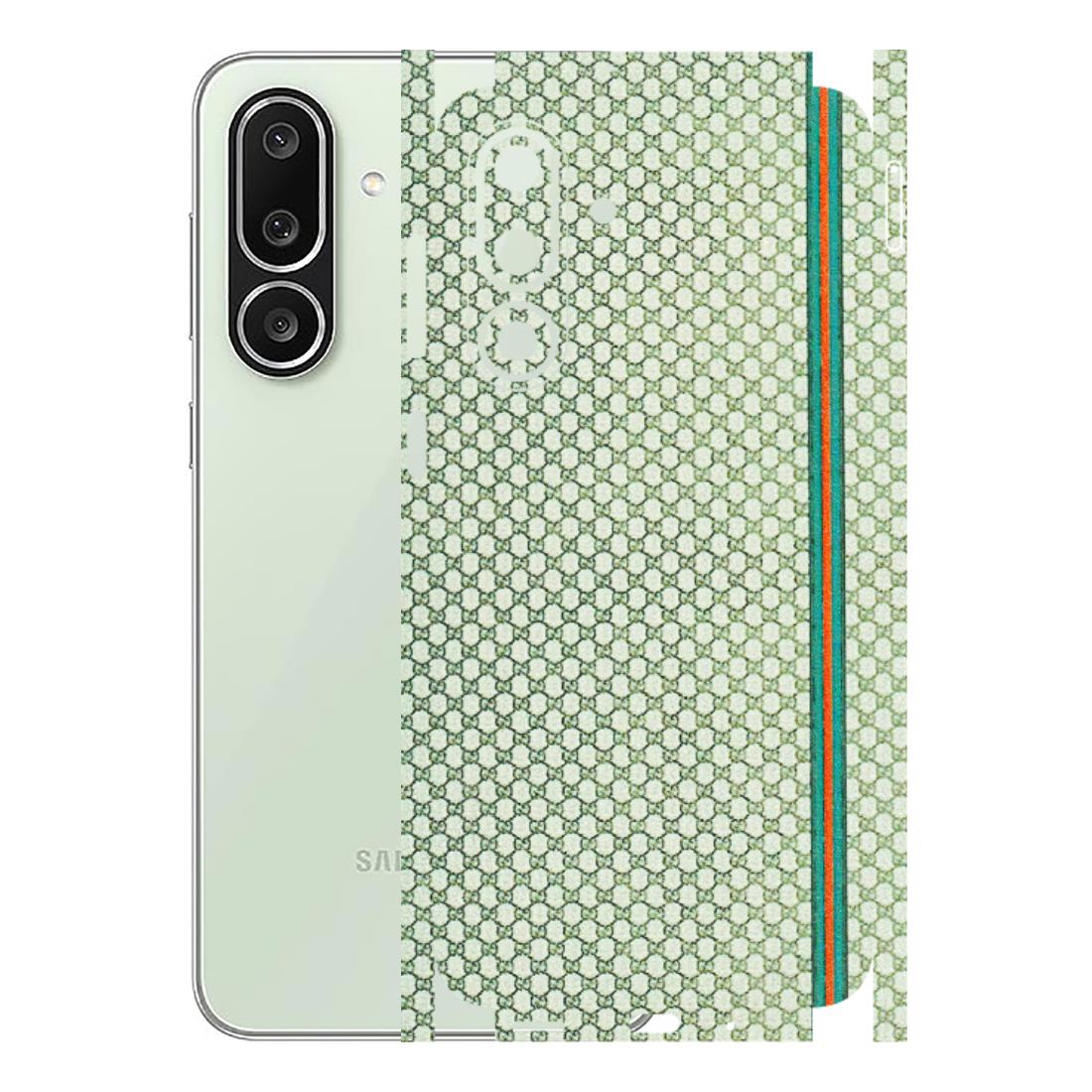 Samsung M/F/Note/Flip and C Phone Skins (All Models) - Gucci Fabric Pattern - 3D Embossed Finish (L-73) Samsung Galaxy M56