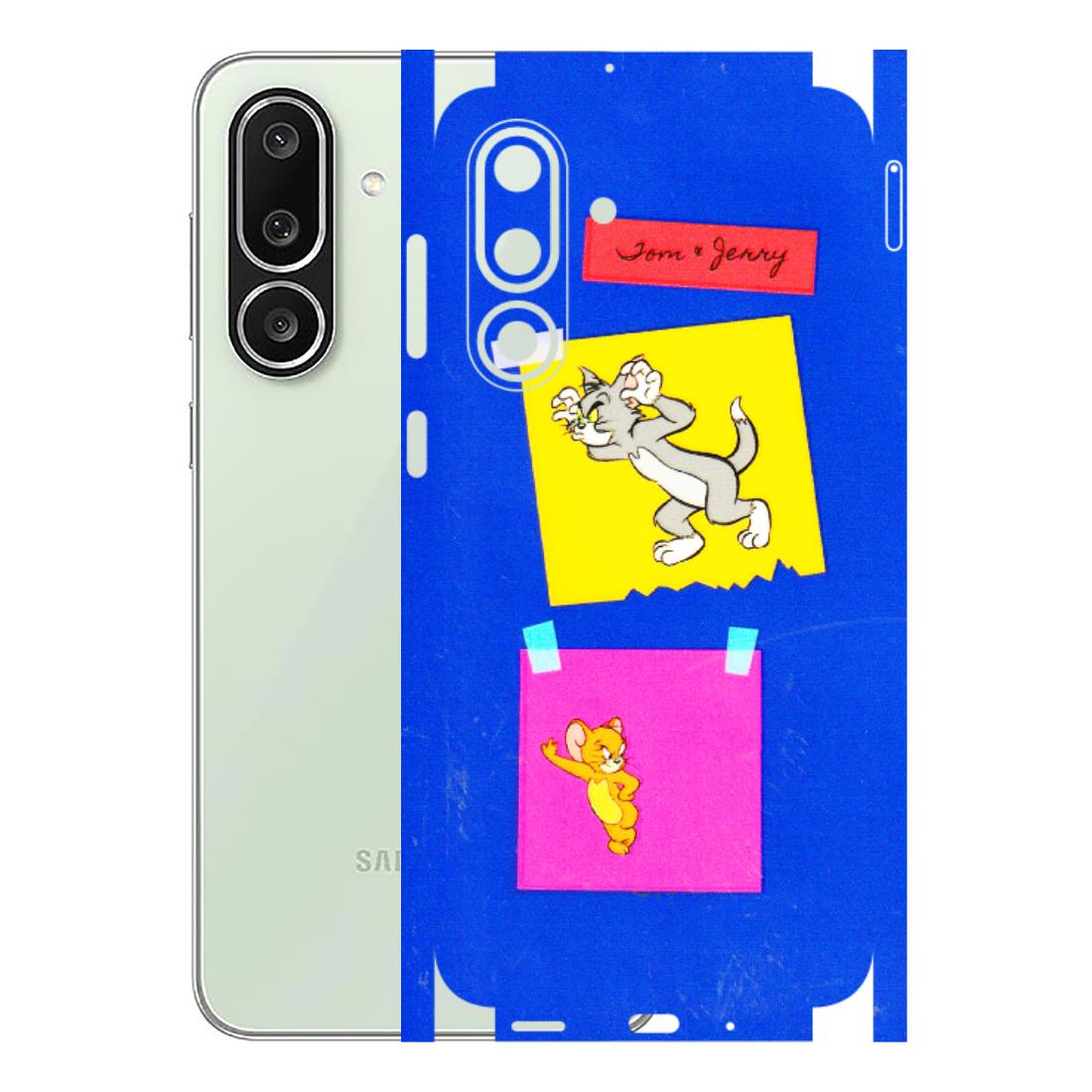 Samsung M/F/Note/Flip and C Phone Skins (All Models) - Tom N Jerry Sticky Notes - 3D Embossed Finish (L-88) Samsung Galaxy M56