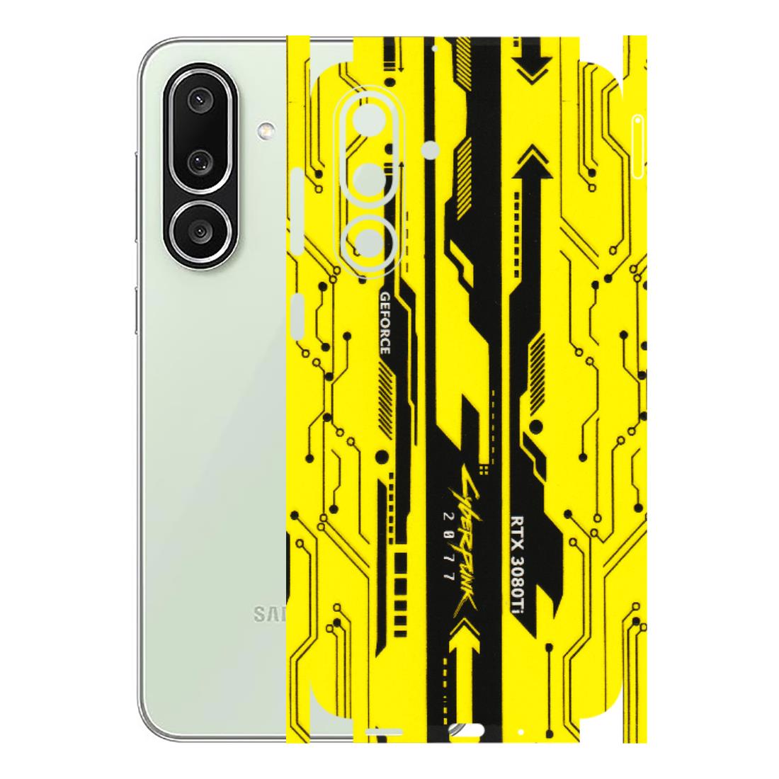 Samsung M/F/Note/Flip and C Phone Skins (All Models) - Yellow Cyberpunk - 3D Embossed Finish (L-93) Samsung Galaxy M56