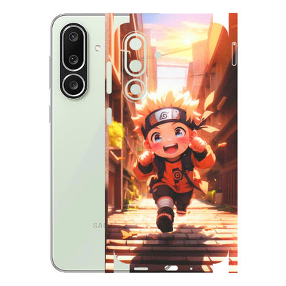 Samsung M/F/Note/Flip and C Phone Skins (All Models) - Naruto Cute Toon Running - Matte Finish (M-04) Samsung Galaxy M56