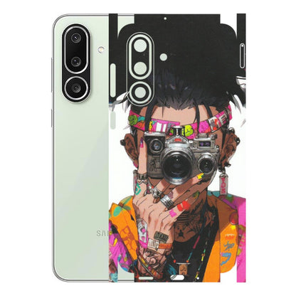 Samsung M/F/Note/Flip and C Phone Skins (All Models) - Camera Lover Girl - Matte Finish (M-09) Samsung Galaxy M56