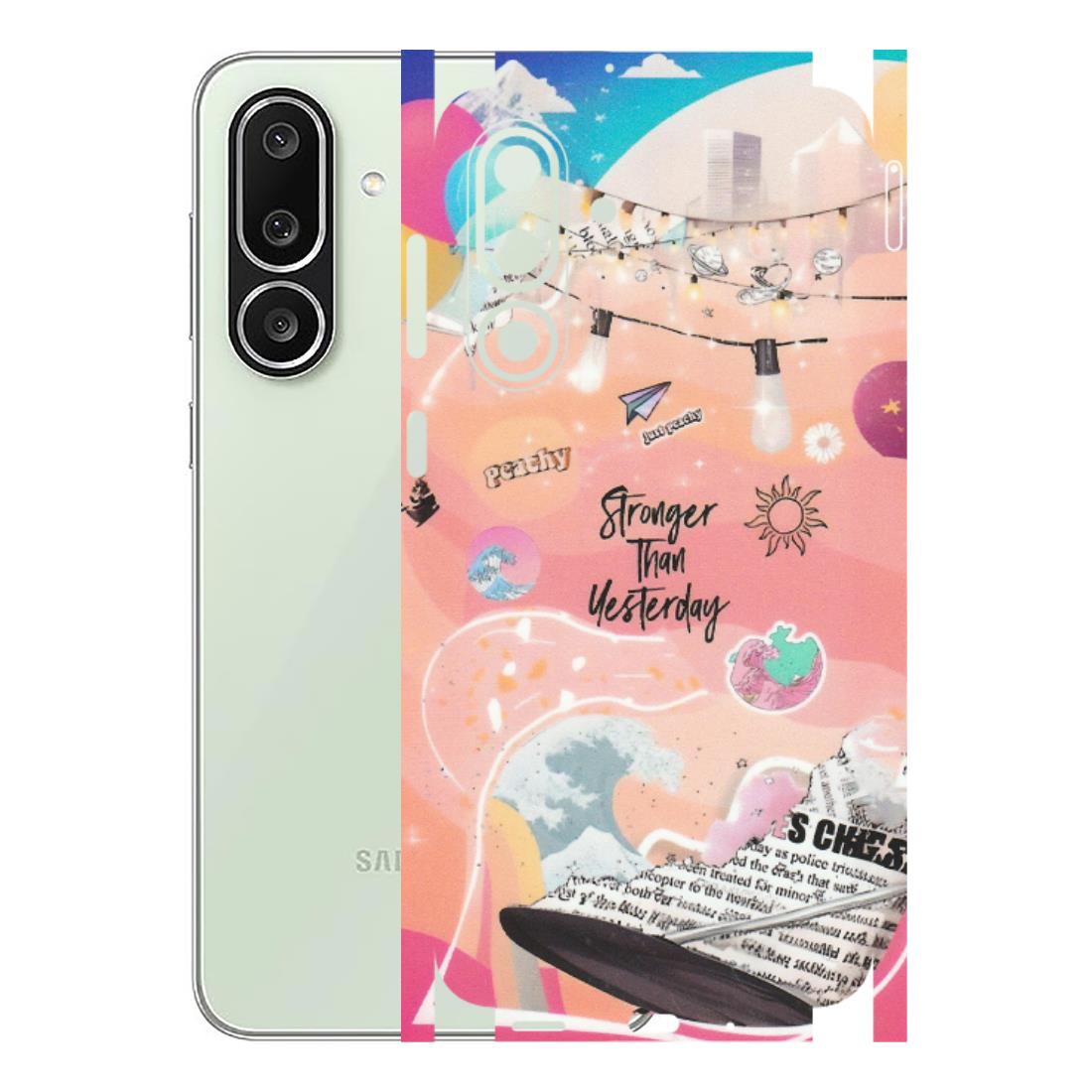 Samsung M/F/Note/Flip and C Phone Skins (All Models) - Stronger Then Yesterday - Matte Finish (M-128) Samsung Galaxy M56