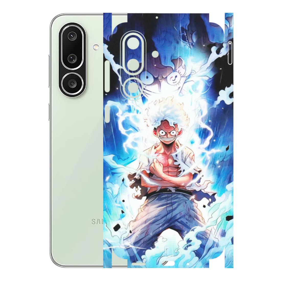 Samsung M/F/Note/Flip and C Phone Skins (All Models) - Blue Thunder Luffy Anime - Matte Finish (M-132) Samsung Galaxy M56