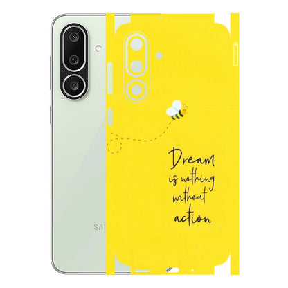 Samsung M/F/Note/Flip and C Phone Skins (All Models) - Dream Is Nothing Without Action - Matte Finish (M-138) Samsung Galaxy M56