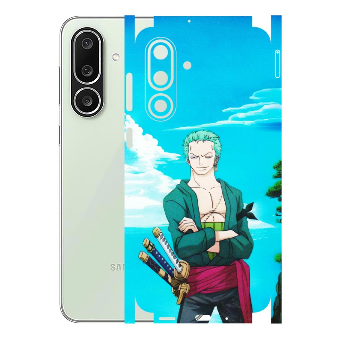 Samsung M/F/Note/Flip and C Phone Skins (All Models) - Cool Swordman Zoro Anime - Matte Finish (M-143) Samsung Galaxy M56