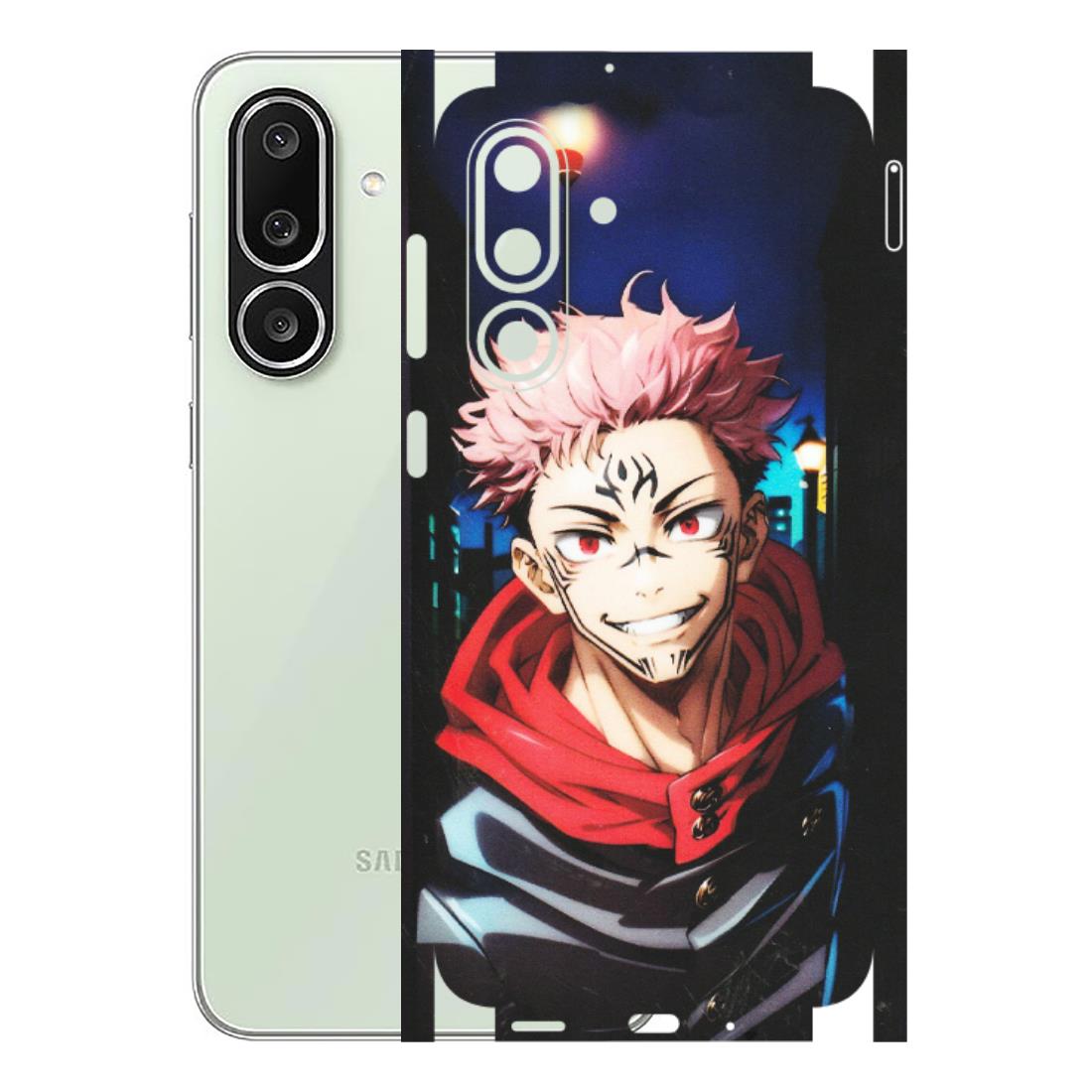 Samsung M/F/Note/Flip and C Phone Skins (All Models) - Yuji Itadori Funny Face Anime - Matte Finish (M-152) Samsung Galaxy M56