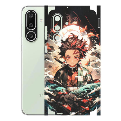Samsung M/F/Note/Flip and C Phone Skins (All Models) - Tanjiro Demon Slayer Anime - Matte Finish (M-158) Samsung Galaxy M56