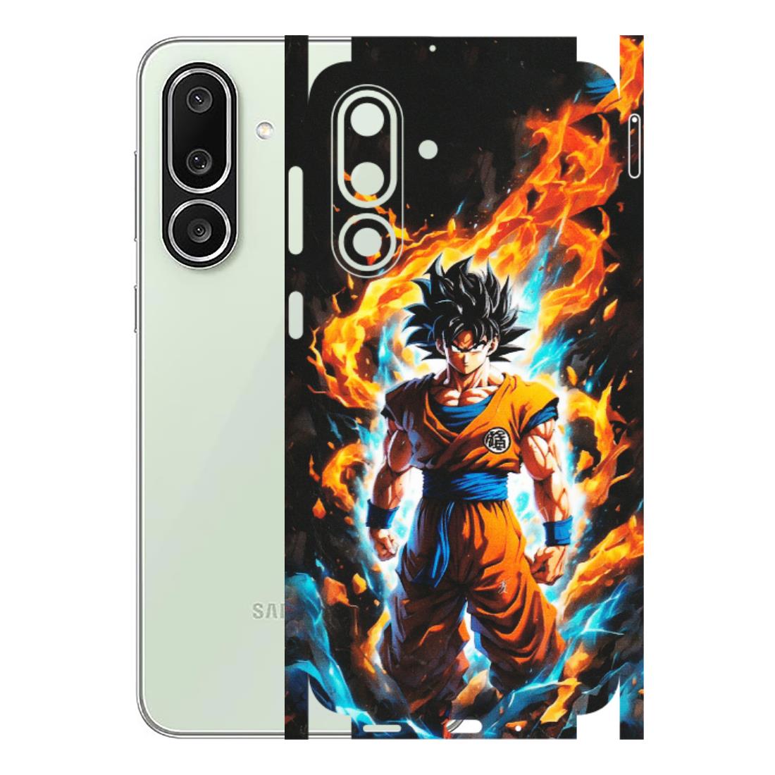 Samsung M/F/Note/Flip and C Phone Skins (All Models) - Goku Transformation Anime - Matte Finish (M-159) Samsung Galaxy M56