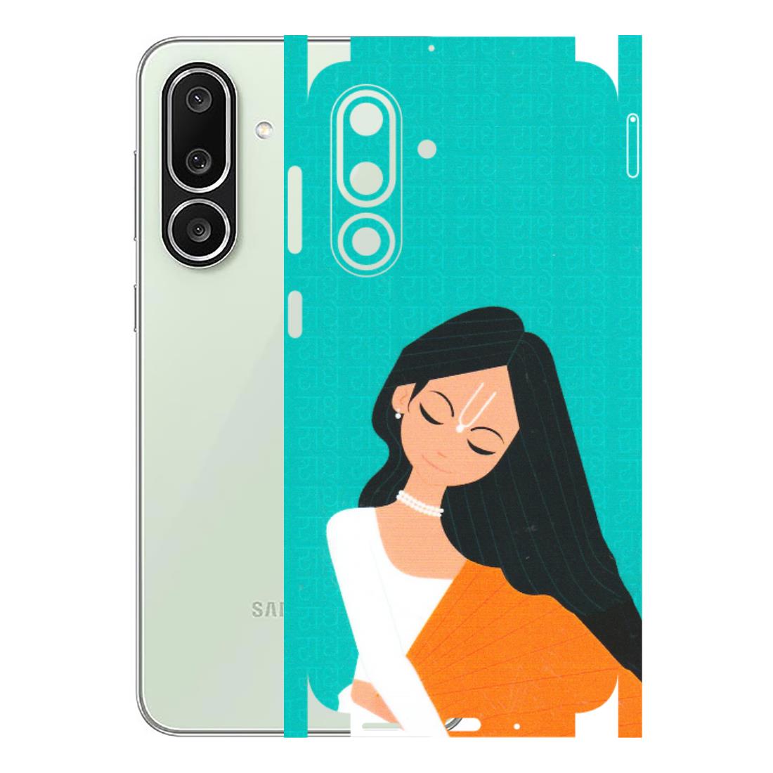 Samsung M/F/Note/Flip and C Phone Skins (All Models) - Radhe Radhe With Hindu Symbol - Matte Finish (M-164) Samsung Galaxy M56