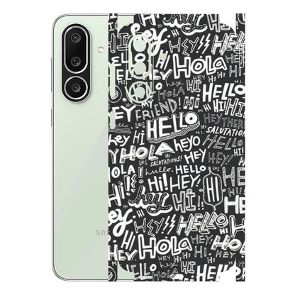 Samsung M/F/Note/Flip and C Phone Skins (All Models) - Hi Hello Doodles - Matte Finish (M-25) Samsung Galaxy M56