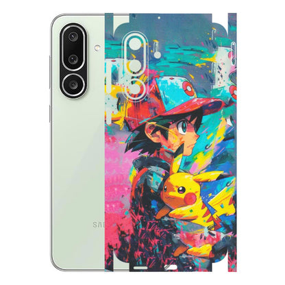 Samsung M/F/Note/Flip and C Phone Skins (All Models) - Ash & Pikachu - Matte Finish (M-26) Samsung Galaxy M56