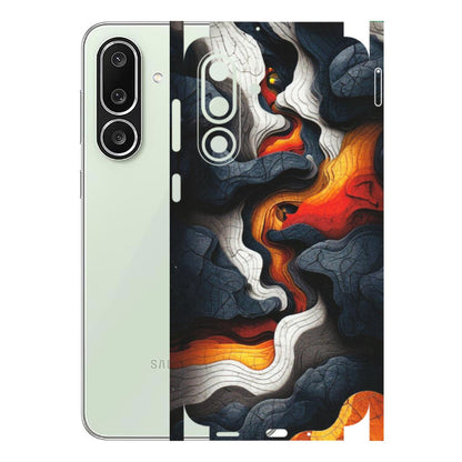 Samsung M/F/Note/Flip and C Phone Skins (All Models) - Abstract Volcanic Layers - Matte Finish (M-52) Samsung Galaxy M56