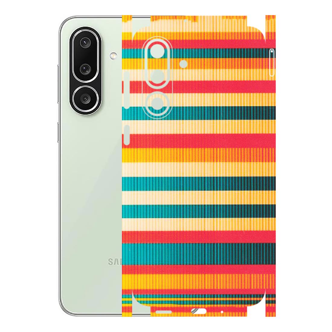 Samsung M/F/Note/Flip and C Phone Skins (All Models) - Colourful Stripes Soothing Effect - Matte Finish (M-86) Samsung Galaxy M56