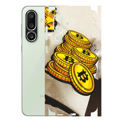 Samsung M/F/Note/Flip and C Phone Skins (All Models) - Billionaire Bitcoin Collection - Matte Finish (M-92) Samsung Galaxy M56