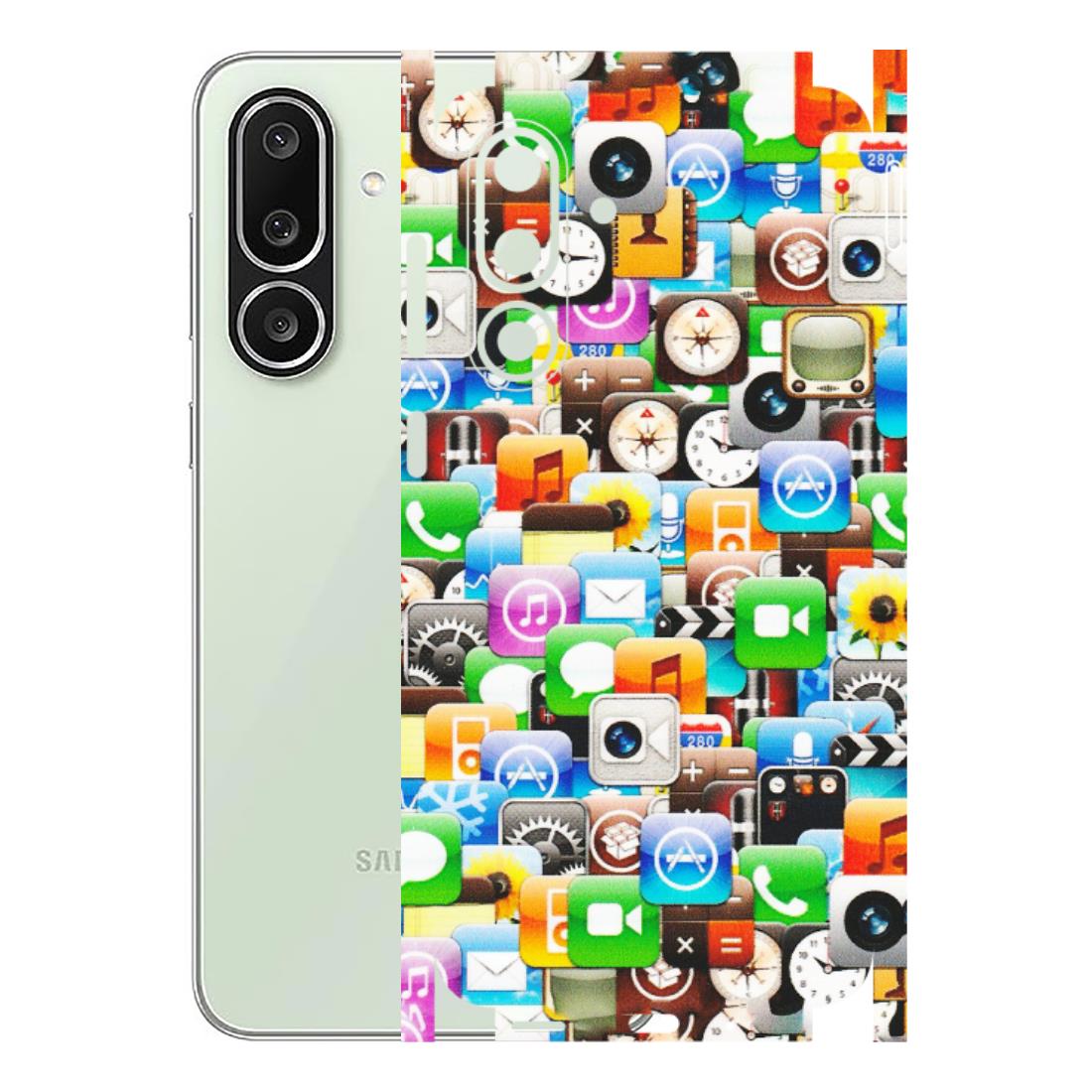 Samsung M/F/Note/Flip and C Phone Skins (All Models) - All Apple Icons - Matte Finish (M-93) Samsung Galaxy M56