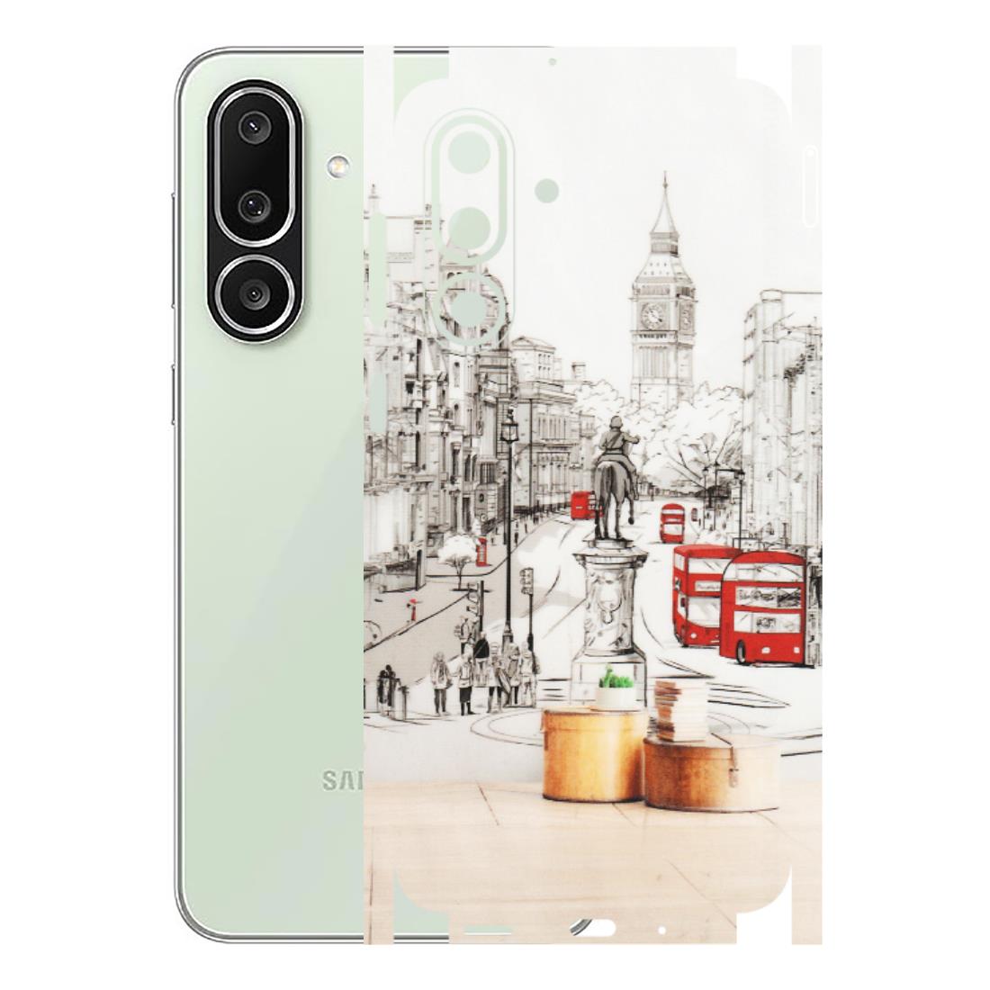 Samsung M/F/Note/Flip and C Phone Skins (All Models) - London Street - Transparent Finish (T-02) Samsung Galaxy M56
