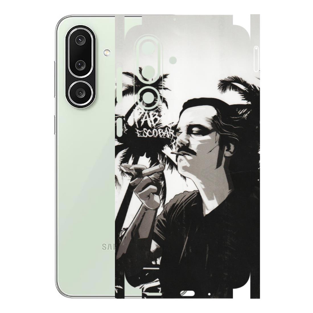 Samsung M/F/Note/Flip and C Phone Skins (All Models) - Pab Escobar - Transparent Finish (T-05) Samsung Galaxy M56