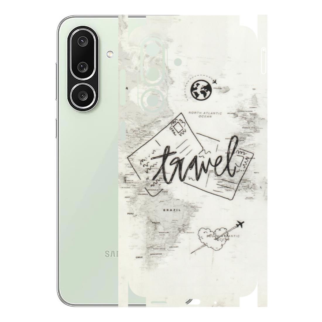 Samsung M/F/Note/Flip and C Phone Skins (All Models) - Travel Ticket - Transparent Finish (T-06) Samsung Galaxy M56