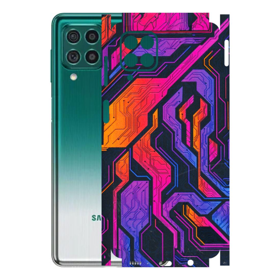 Samsung M/F/Note/Flip and C Phone Skins (All Models) - Tech Circuits Futuristic - 3D Embossed Finish (L-07) Samsung Galaxy M62