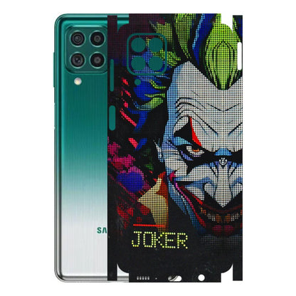 Samsung M/F/Note/Flip and C Phone Skins (All Models) - Joker Dot Matrix - 3D Embossed Finish (L-08) Samsung Galaxy M62