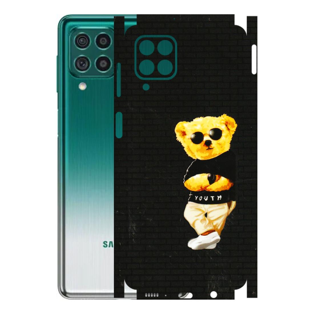 Samsung M/F/Note/Flip and C Phone Skins (All Models) - Classy Teddy Bear - 3D Embossed Finish (L-116) Samsung Galaxy M62
