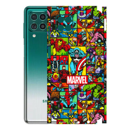 Samsung M/F/Note/Flip and C Phone Skins (All Models) - MARVELOUS Comic Characters - 3D Embossed Finish (L-129) Samsung Galaxy M62