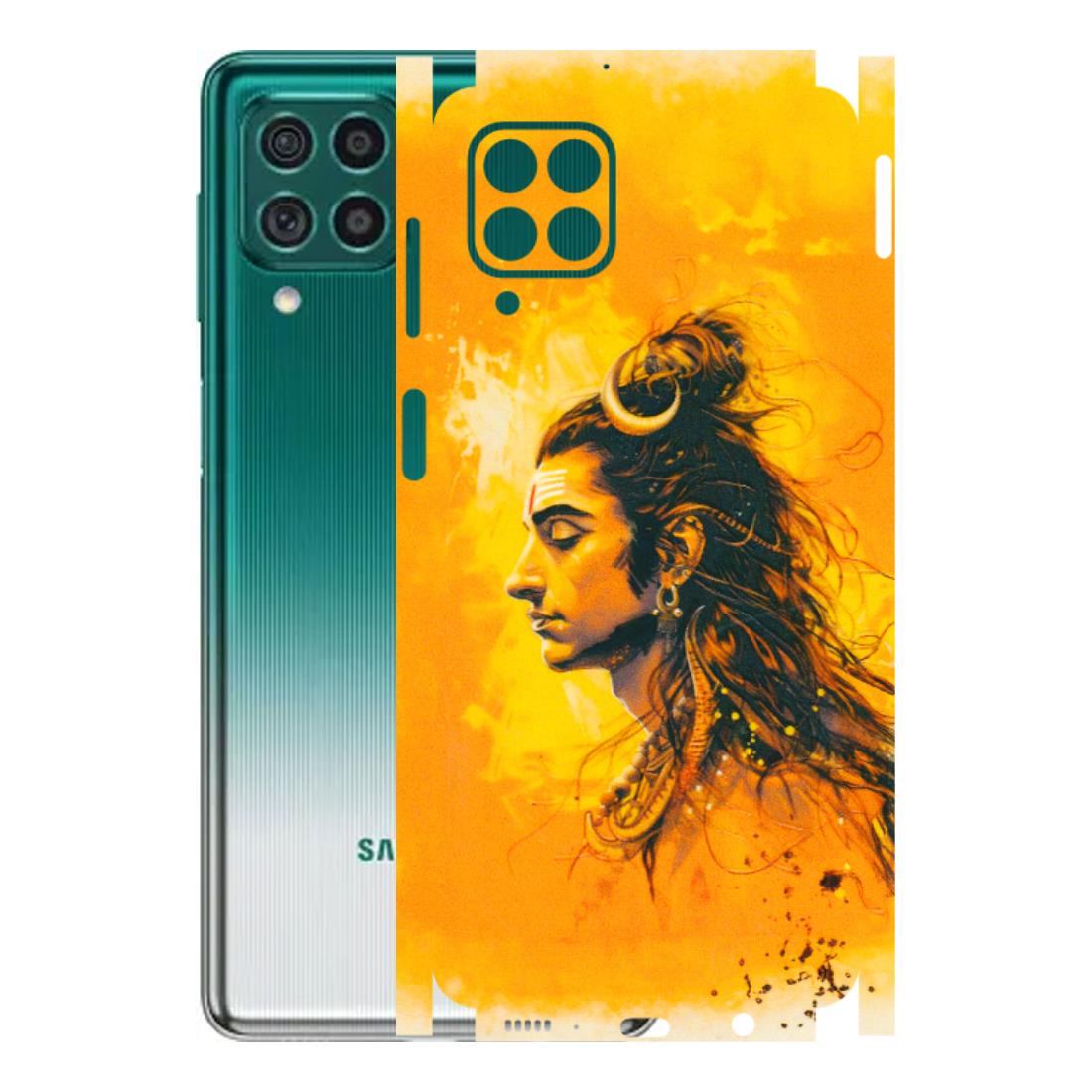 Samsung M/F/Note/Flip and C Phone Skins (All Models) - Shiv Shakti - 3D Embossed Finish (L-14) Samsung Galaxy M62