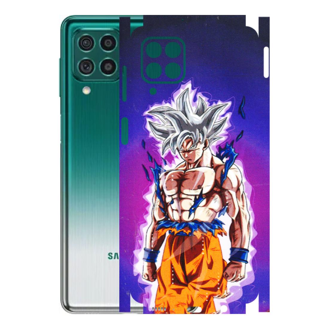 Samsung M/F/Note/Flip and C Phone Skins (All Models) - Goku Purple Anime - 3D Embossed Finish (L-147) Samsung Galaxy M62