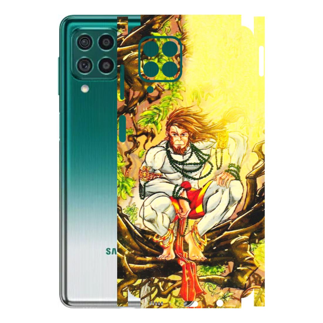 Samsung M/F/Note/Flip and C Phone Skins (All Models) - Lord Hanuman - 3D Embossed Finish (L-152) Samsung Galaxy M62