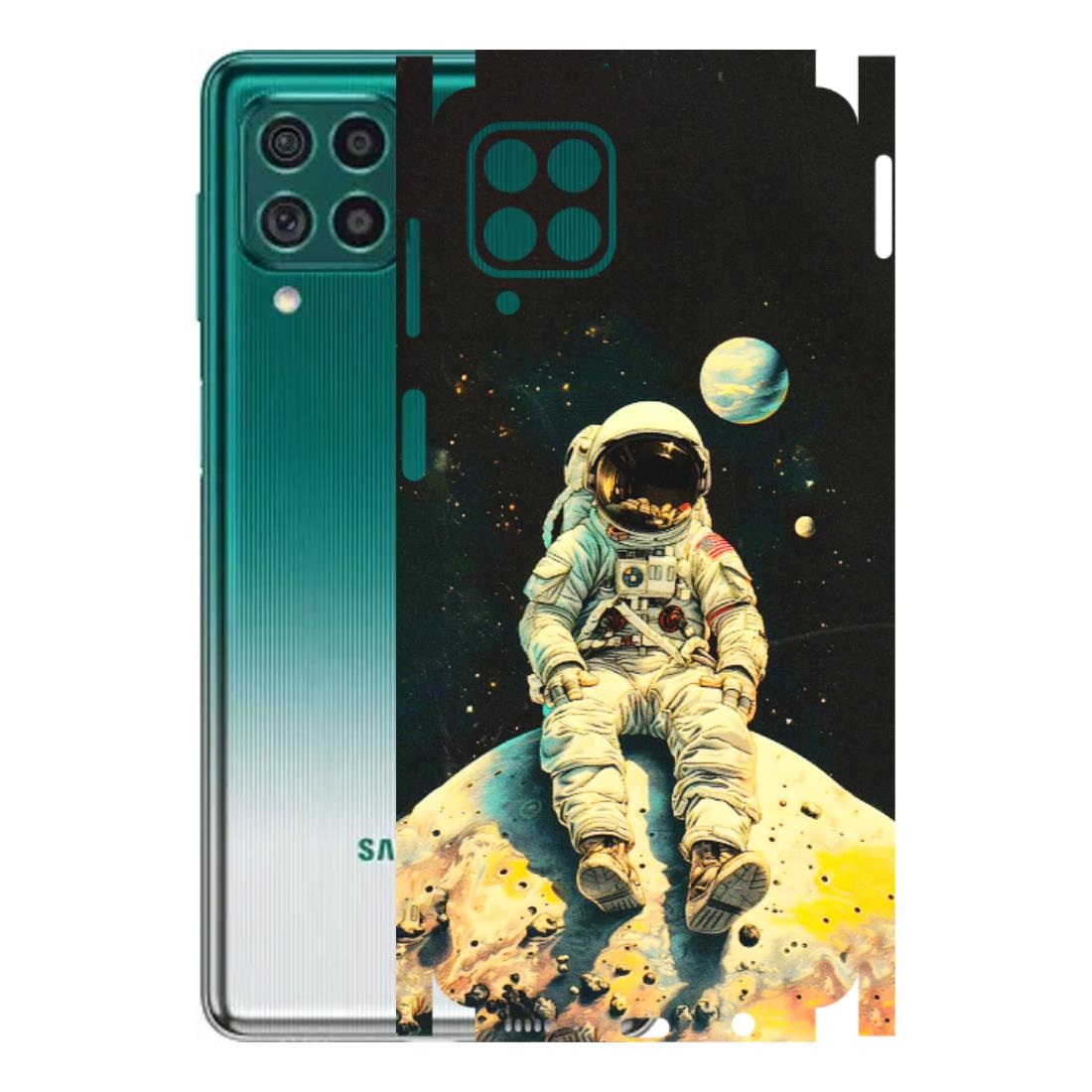 Samsung M/F/Note/Flip and C Phone Skins (All Models) - Astronaut in Space - 3D Embossed Finish (L-16) Samsung Galaxy M62