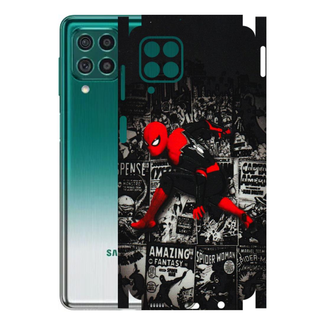 Samsung M/F/Note/Flip and C Phone Skins (All Models) - SpiderMan New - 3D Embossed Finish (L-162) Samsung Galaxy M62