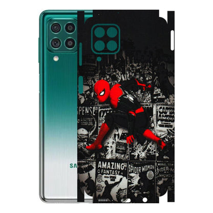 Samsung M/F/Note/Flip and C Phone Skins (All Models) - SpiderMan New - 3D Embossed Finish (L-162) Samsung Galaxy M62