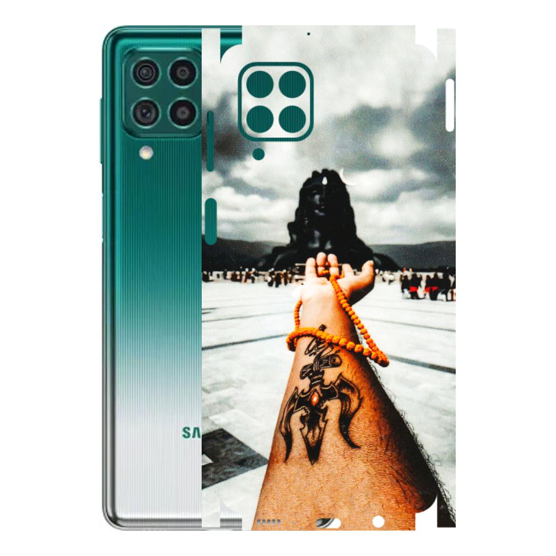 Samsung M/F/Note/Flip and C Phone Skins (All Models) - Jai Adiyogi Mahakaal - 3D Embossed Finish (L-164) Samsung Galaxy M62