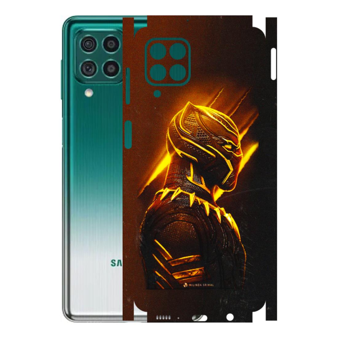 Samsung M/F/Note/Flip and C Phone Skins (All Models) - Gold Black Panther - 3D Embossed Finish (L-181) Samsung Galaxy M62