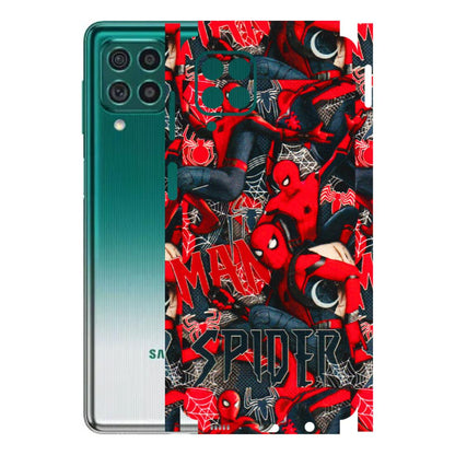 Samsung M/F/Note/Flip and C Phone Skins (All Models) - SpiderMan Cool - 3D Embossed Finish (L-188) Samsung Galaxy M62