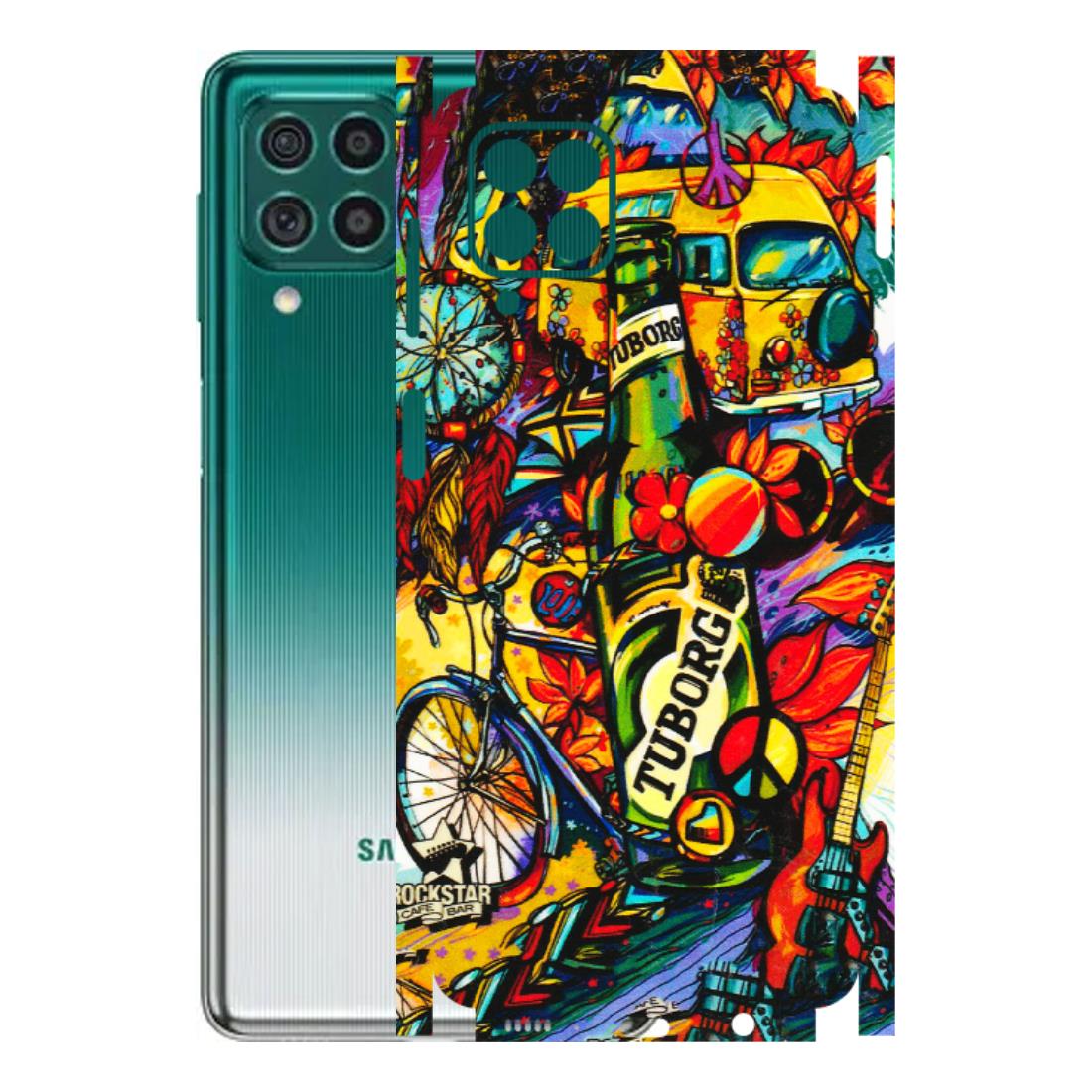 Samsung M/F/Note/Flip and C Phone Skins (All Models) - Cool Beer Bottle - 3D Embossed Finish (L-193) Samsung Galaxy M62