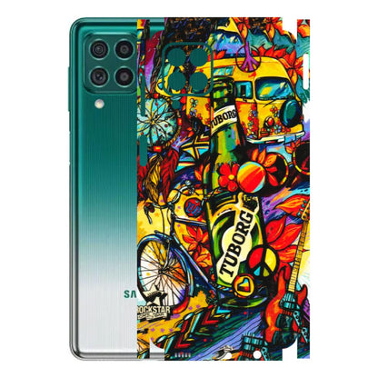 Samsung M/F/Note/Flip and C Phone Skins (All Models) - Cool Beer Bottle - 3D Embossed Finish (L-193) Samsung Galaxy M62