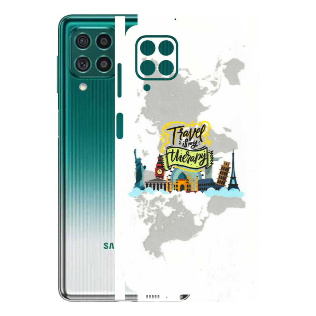 Samsung M/F/Note/Flip and C Phone Skins (All Models) - Travel Therapy - 3D Embossed Finish (L-199) Samsung Galaxy M62