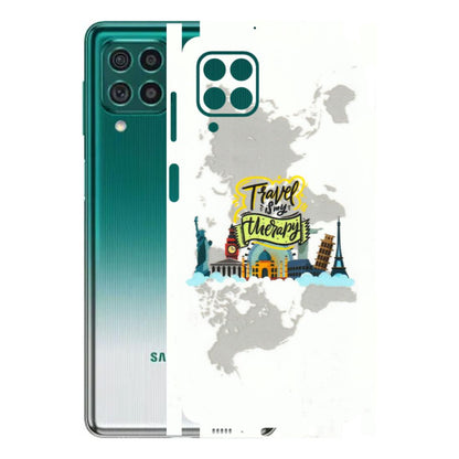 Samsung M/F/Note/Flip and C Phone Skins (All Models) - Travel Therapy - 3D Embossed Finish (L-199) Samsung Galaxy M62