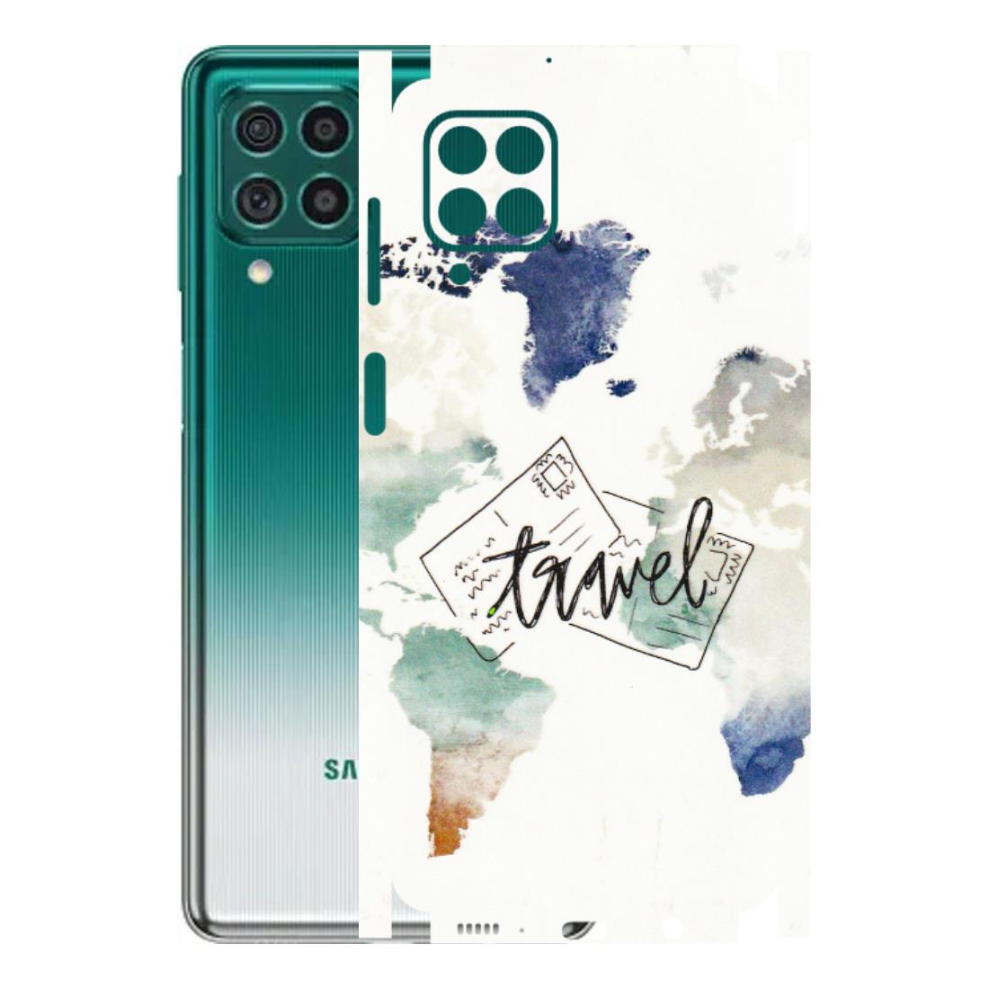Samsung M/F/Note/Flip and C Phone Skins (All Models) - Travel The World - 3D Embossed Finish (L-232) Samsung Galaxy M62