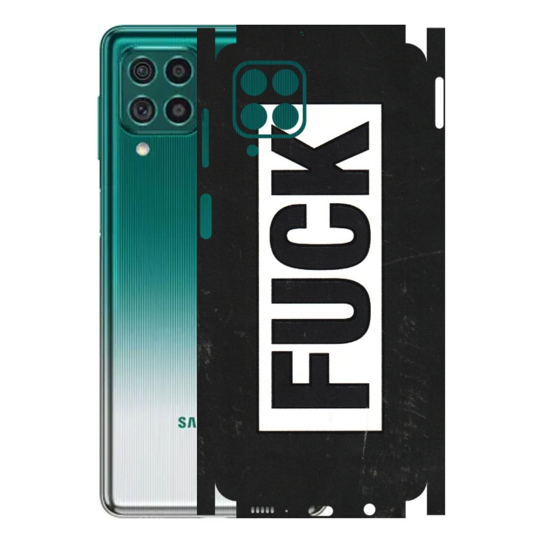 Samsung M/F/Note/Flip and C Phone Skins (All Models) - The F Word - 3D Embossed Finish (L-255) Samsung Galaxy M62