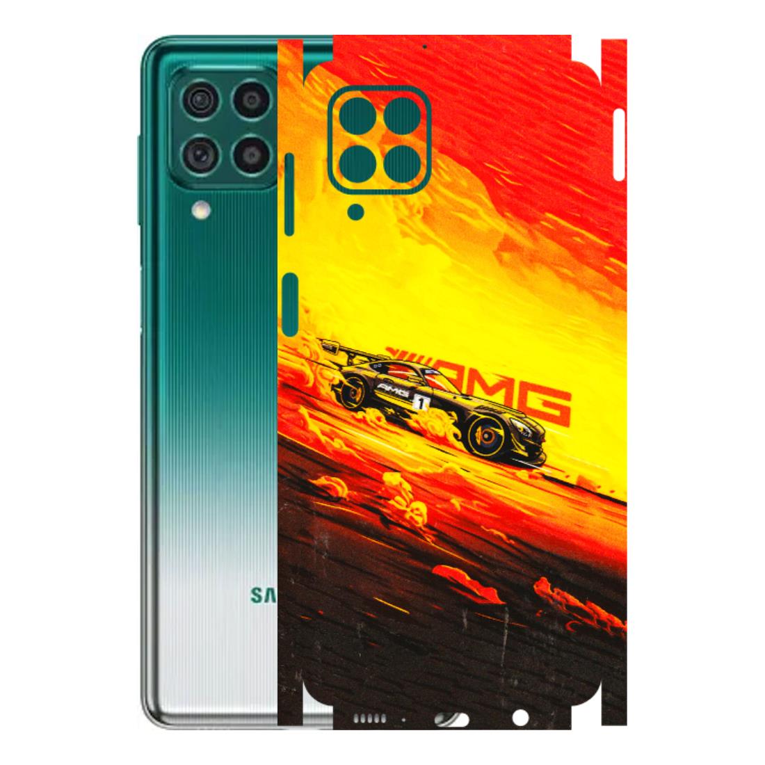 Samsung M/F/Note/Flip and C Phone Skins (All Models) - AMG Car Speed Cover - 3D Embossed Finish (L-256) Samsung Galaxy M62