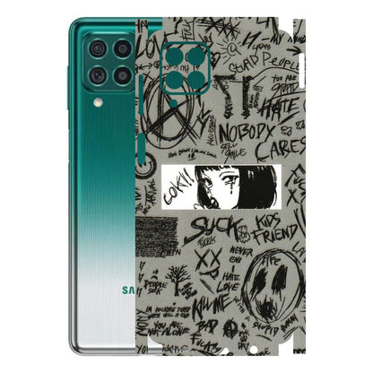 Samsung M/F/Note/Flip and C Phone Skins (All Models) - Never Have Love Anime - 3D Embossed Finish (L-260) Samsung Galaxy M62