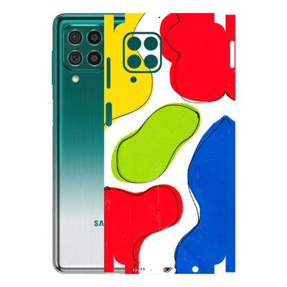 Samsung M/F/Note/Flip and C Phone Skins (All Models) - RGB Colour Paint - 3D Embossed Finish (L-284) Samsung Galaxy M62