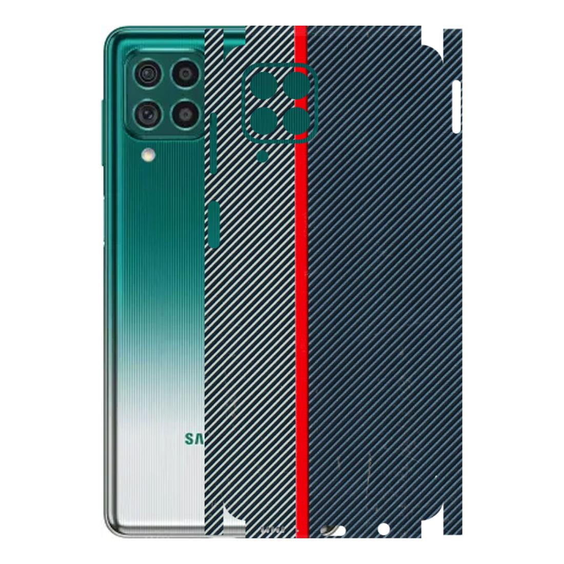 Samsung M/F/Note/Flip and C Phone Skins (All Models) - Blue Sober Lines - 3D Embossed Finish (L-305) Samsung Galaxy M62
