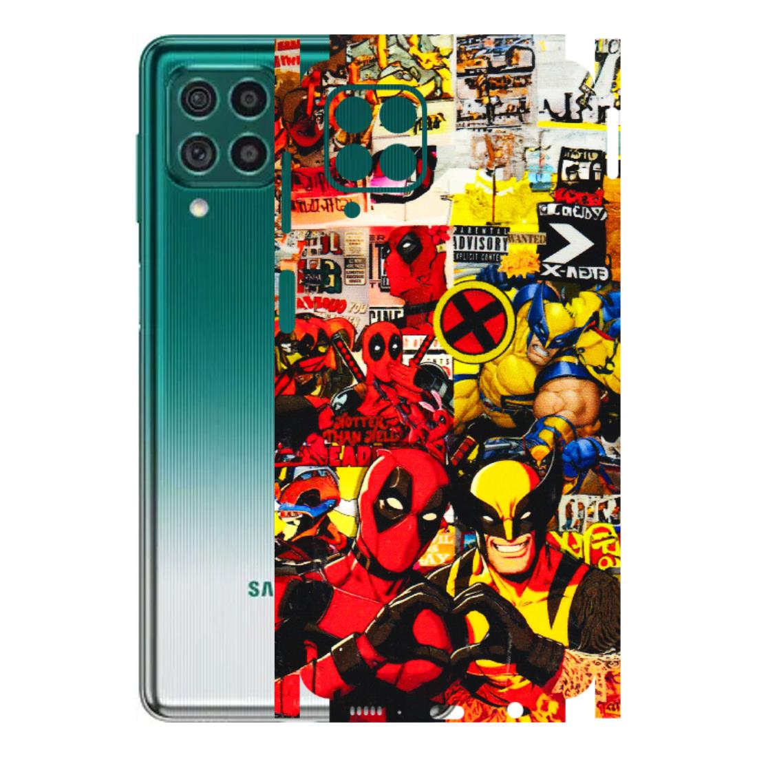 Samsung M/F/Note/Flip and C Phone Skins (All Models) - Spidy Wolverine - 3D Embossed Finish (L-310) Samsung Galaxy M62