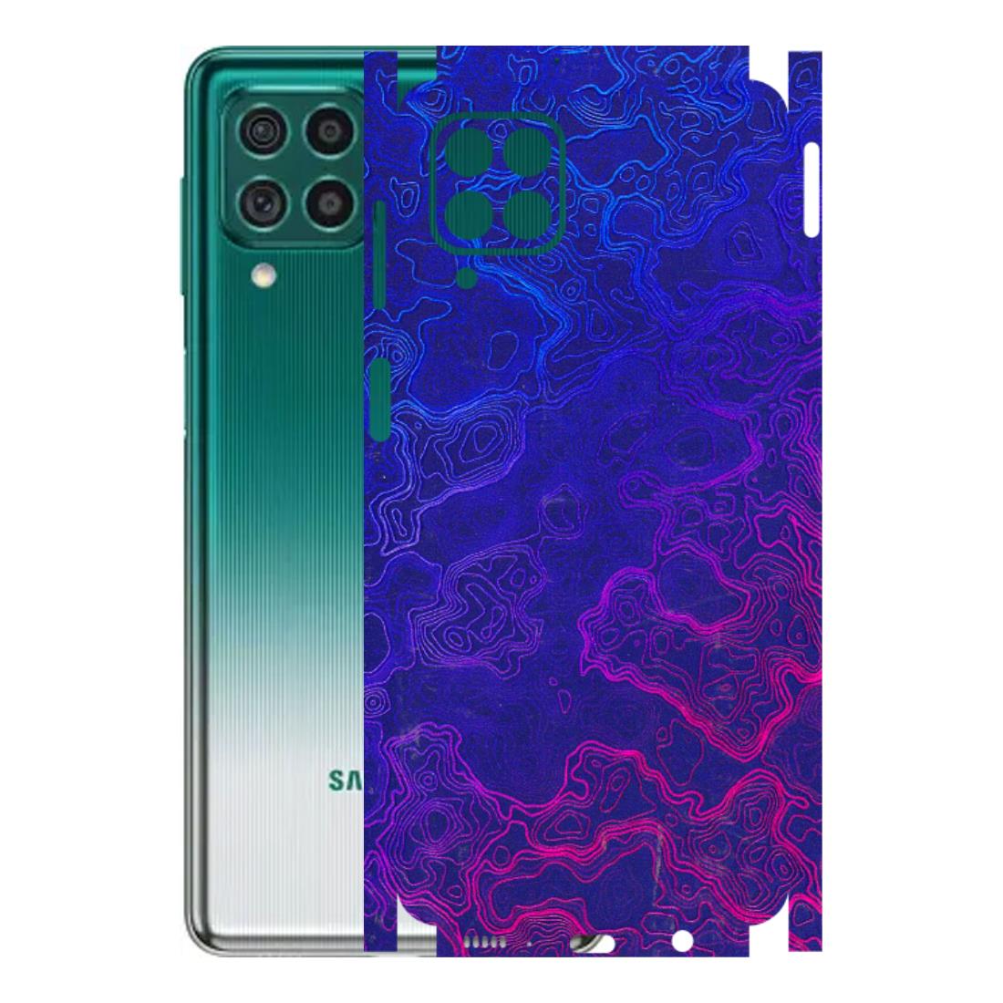 Samsung M/F/Note/Flip and C Phone Skins (All Models) - Purple Ripples Swirl - 3D Embossed Finish (L-314) Samsung Galaxy M62