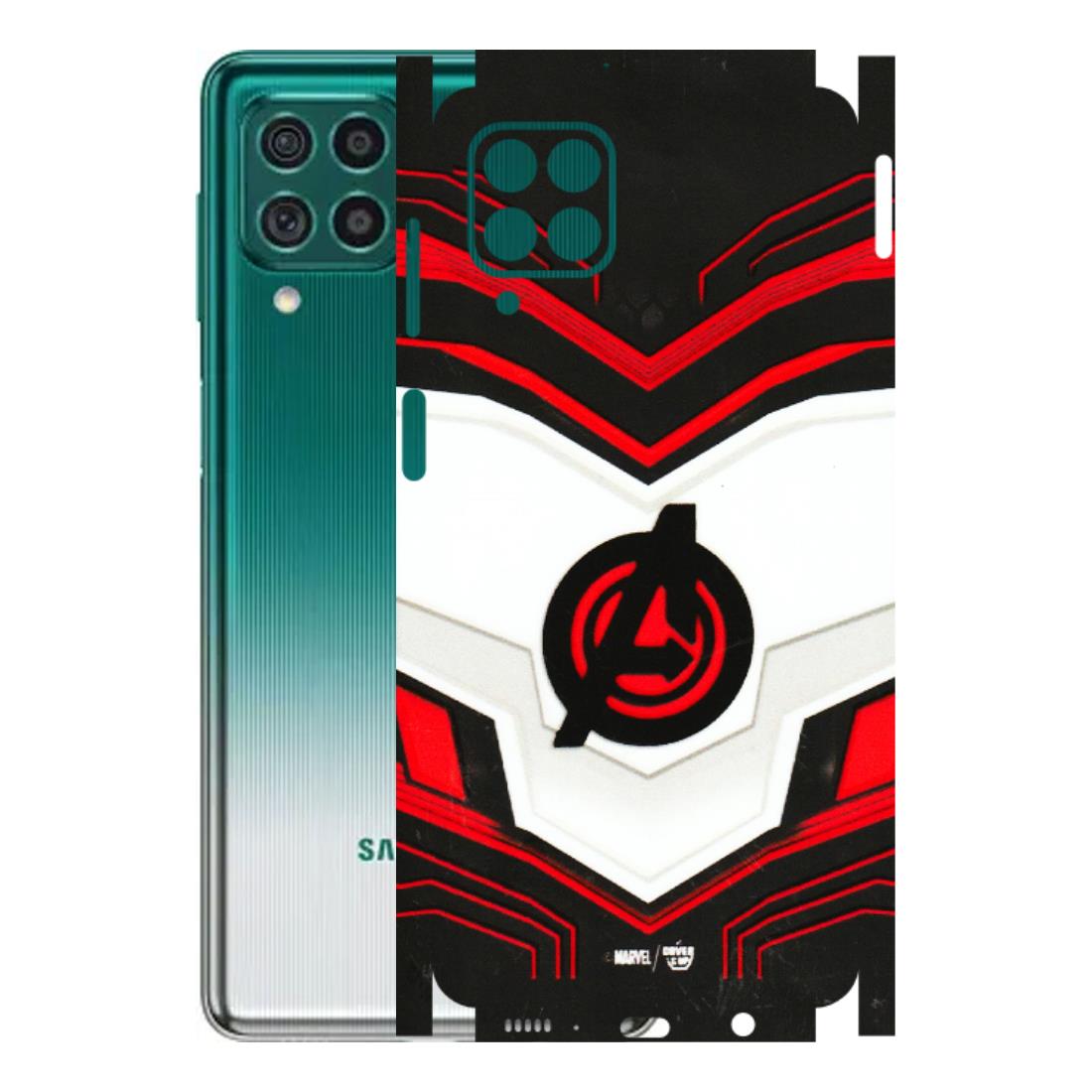 Samsung M/F/Note/Flip and C Phone Skins (All Models) - Avengers Logo - 3D Embossed Finish (L-55) Samsung Galaxy M62