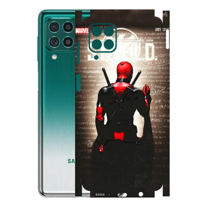 Samsung M/F/Note/Flip and C Phone Skins (All Models) - Deadpool - 3D Embossed Finish (L-56) Samsung Galaxy M62
